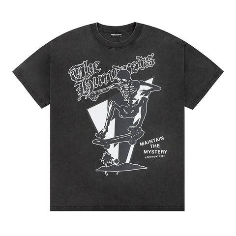 The Hundreds Skull Mountain S/S Tee - Washed Black
