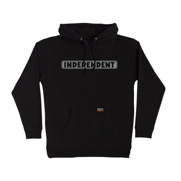Independent Bar Logo Reflective Hoodie - Black