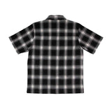 Independent Belmont S/S Flannel Top - Black/Smoke Back