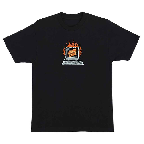 Santa Cruz Self Destruct S/S Tee - Black