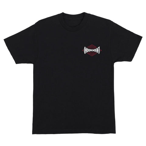 Independent Vertigo Span S/S Tee - Black Front