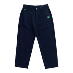 Krooked Eyes Emb Twill Pant - Navy/Green