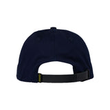 Krooked Eyes Strapback Hat - Navy/Green Back