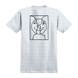 Krooked Moonsmile RW S/S Tee - Ash/Black