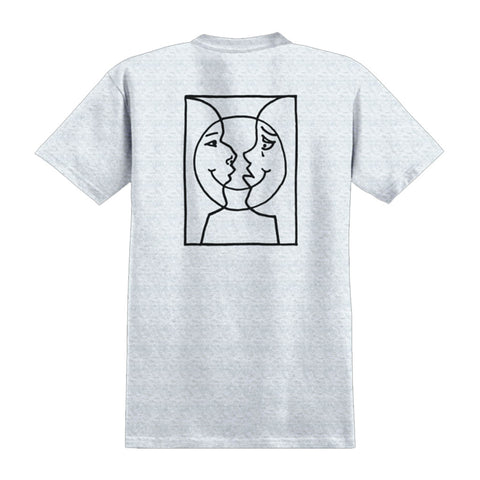 Krooked Moonsmile RW S/S Tee - Ash/Black