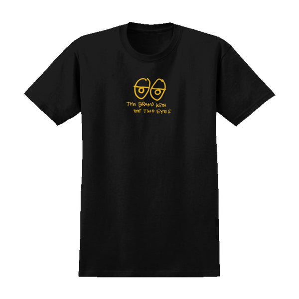 Krooked Two Eyes S/S Tee - Black/Yellow
