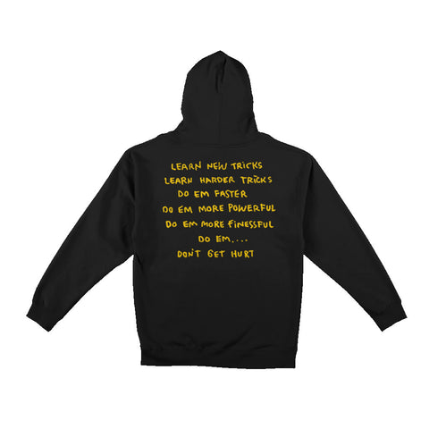 Krooked New Tricks Zip Hoodie - Black/Yellow