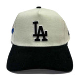 New Era LA Dodgers 940 A-Frame Snapback Hat - Chrome/Black Front