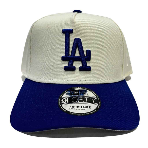 New Era LA Dodgers 940 A-Frame Snapback Hat - Chrome/Royal Front