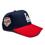 New Era 940AF LA Dodgers WS25 Snapback - Ocean/Scarlet Side