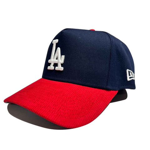 New Era 940AF LA Dodgers WS25 Snapback - Ocean/Scarlet