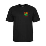 Skate One Powell Peralta Cab Street Dragon Tee - Black Front