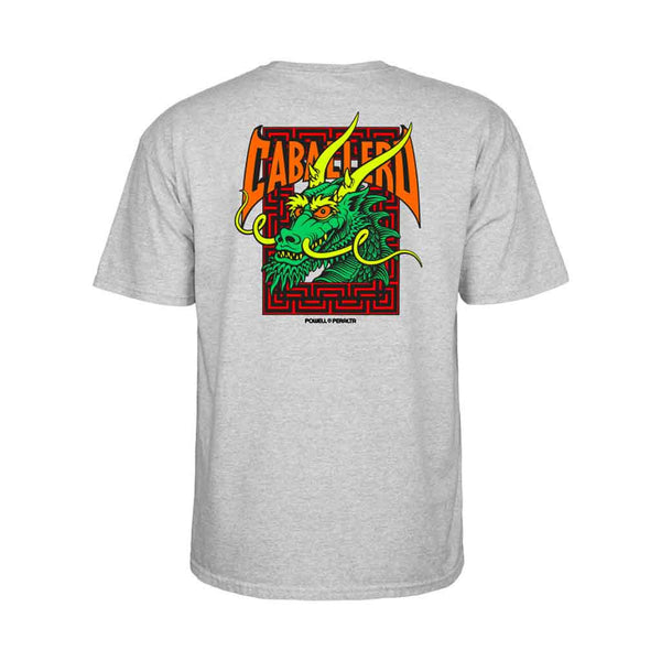 Skate One Powell Peralta Cab Street Dragon Tee - Heather Back