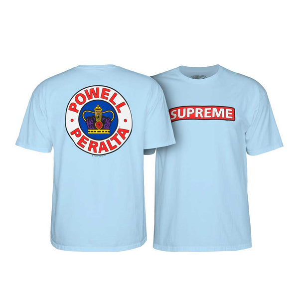 Skate One Powell Peralta Supreme Tee - Light Blue