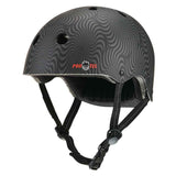 Pro Tech x Spitfire Low Pro Helmet - Black Swirl Front