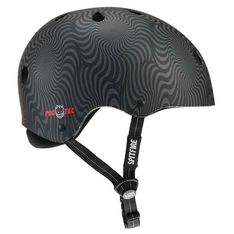 Pro Tech x Spitfire Low Pro Helmet - Black Swirl