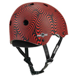 Pro Tech x Spitfire Low Pro Helmet - Red Swirl Back