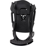 A black Burton snowboard binding shown from the back against a solid white background.