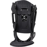 Black motorcycle seat with 'StepOn' branding on a white background
