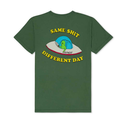 Rip N Dip Same Shit Different Day Tee - Olive