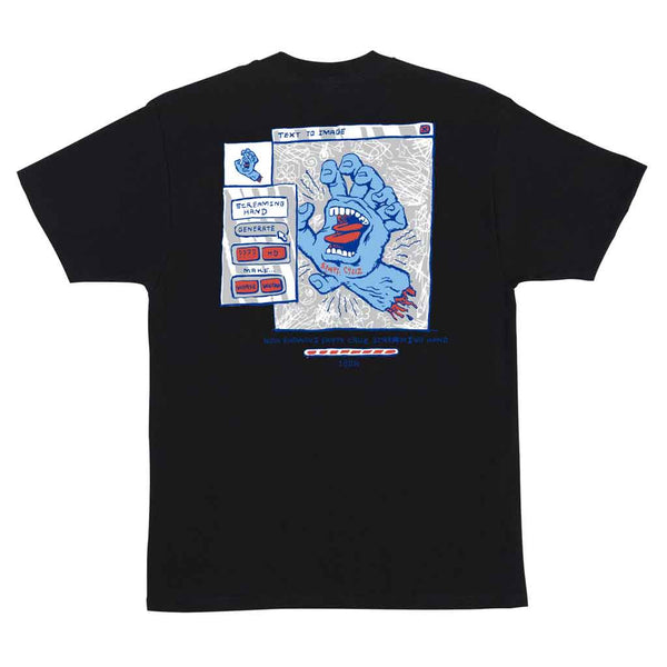 Santa Cruz Artificial Hand S/S Tee - Black