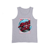 Santa Cruz Breaker Dot Tank Top - Athletic Heather Front