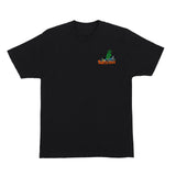 Santa Cruz Kendall Grid Hand S/S Tee - Black Front