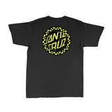 Santa Cruz Malba Crash Dot S/S Tee - Pigment Black