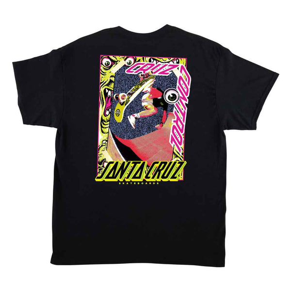 Santa Cruz Roskopp Cruz Control S/S Tee - Black