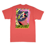 Santa Cruz Roskopp Cruz Control S/S Tee - Coral