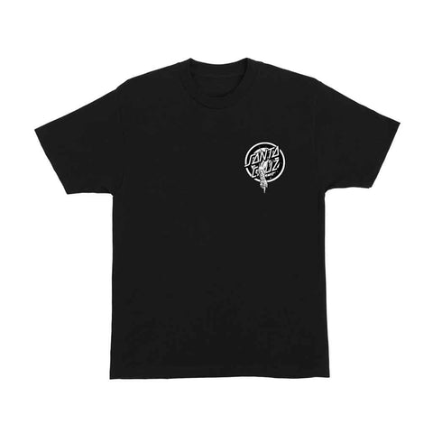 Santa Cruz Roskopp Evo 2 S/S Tee - Black Front