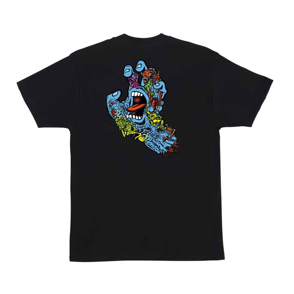 Santa Cruz Roskopp Screaming Five S/S Tee - Black