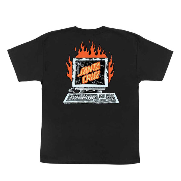 Santa Cruz Youth Self Destruct S/S Tee - Black