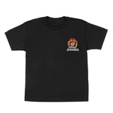 Santa Cruz Youth Self Destruct S/S Tee - Black Front