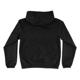 Santa Cruz Youth Opus Dot Chest Hooded Windbreaker Jacket - Black Back