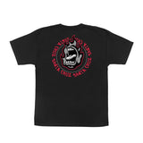 Santa Cruz Youth Ringed Screaming Flame S/S Tee - Black
