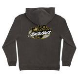 Santa Cruz Youth Screaming Fire Oval P/O Hoodie - Pigment Black