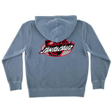 Santa Cruz Youth Screaming Fire Oval P/O Hoodie - Pigment Slate Blue