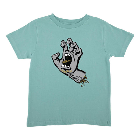 Santa Cruz Youth Screaming Hand Tee - Saltwater