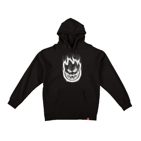 Spitfire Bighead Smoke Hoodie - Black/White