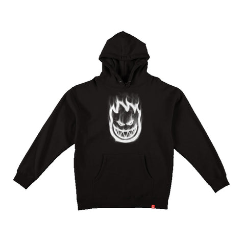 Spitfire Bighead Smoke Hoodie - Black/White