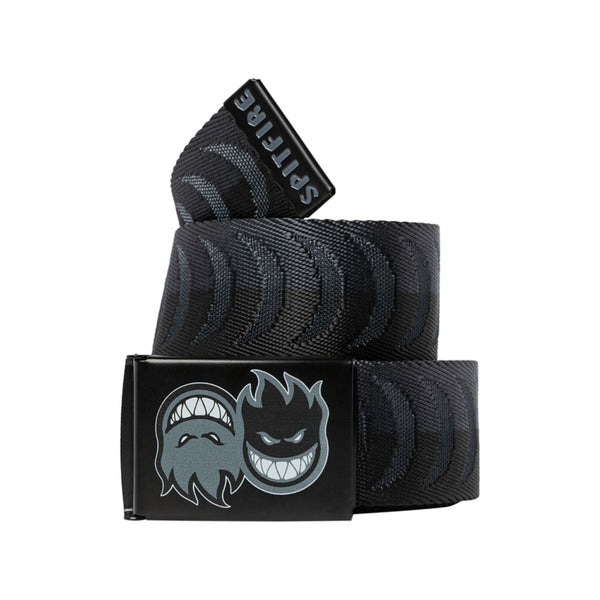 Spitfire Eternal Cres Jacquard Belt - Charcoal/Black