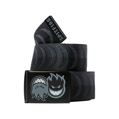 Spitfire Eternal Cres Jacquard Belt - Charcoal/Black