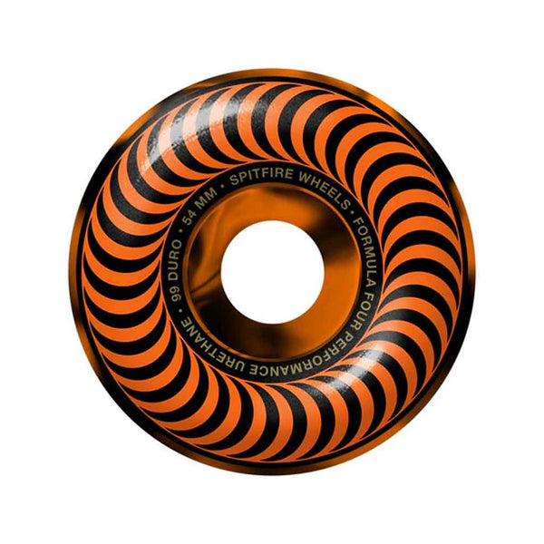 Spitfire F4 99 Swirl Classic Wheel 54mm - Black/Orange