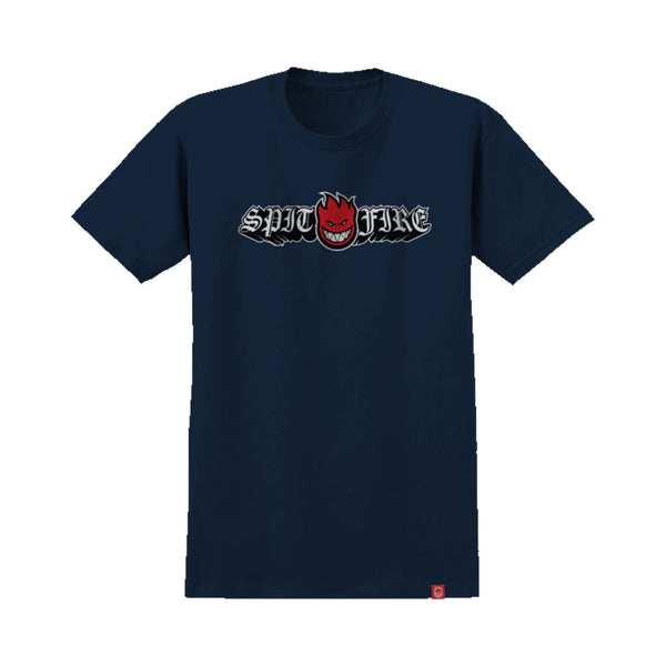 Spitfire Old E Drop Bighead S/S Tee - TR Navy