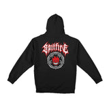 Spitfire Pentagram Drip DBL Zip Hoodie - Black/Red