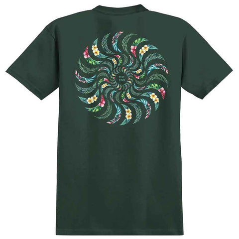 Spitfire PP Floral Classic Swirl S/S Tee - Forest