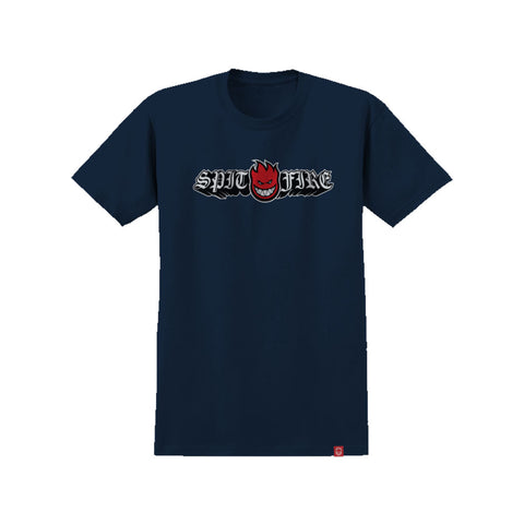 Spitfire Youth Olded Drop Bighead S/S Tee - Navy