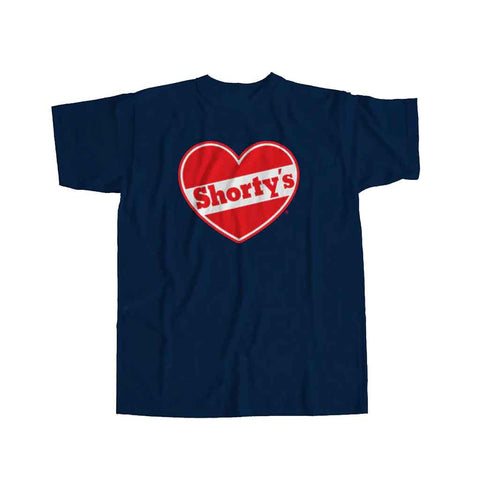 Shorty's Heart Logo S/S Tee - Navy