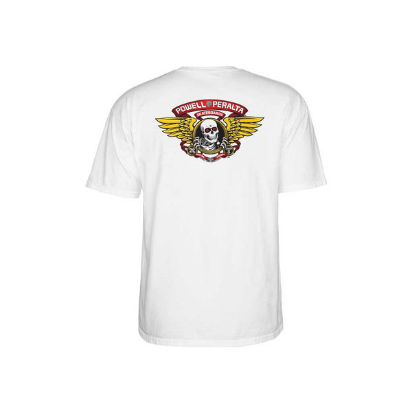 Powell Peralta Winged Ripper Tee - White | Boarders